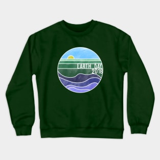 Earth Day 2018 - White Crewneck Sweatshirt